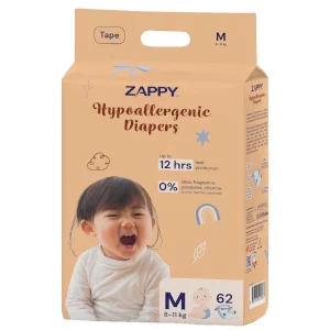 (Buy 1 Free 1) Zappy Hypoallergenic Diapers Tape